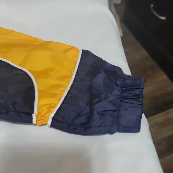 COPY - NFL Chargers Navy and Yellow Hooded Baby Snowsuit.  3/6 Months - Picture 11 of 13